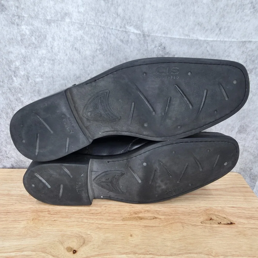Michael Toschi Loafers Mens 10.5 Black Paulo Italian Calfskin Carbonlite Soles
